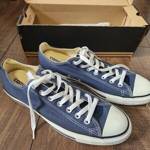 Converse all star OX navy sneakers M10/W12